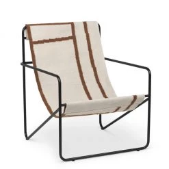 Ferm Living Black Shapes Desert Lounge Chair
