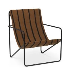 Ferm Living Black Stripe Desert Lounge Chair Furniture 9 Ferm Living Black Stripe Desert Lounge Chair Furniture