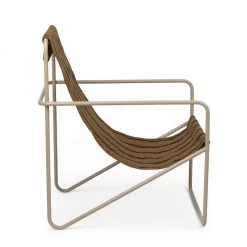 Ferm Living Furniture Cashmere Stripe Desert Lounge Chair