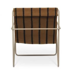 Ferm Living Furniture Cashmere Stripe Desert Lounge Chair