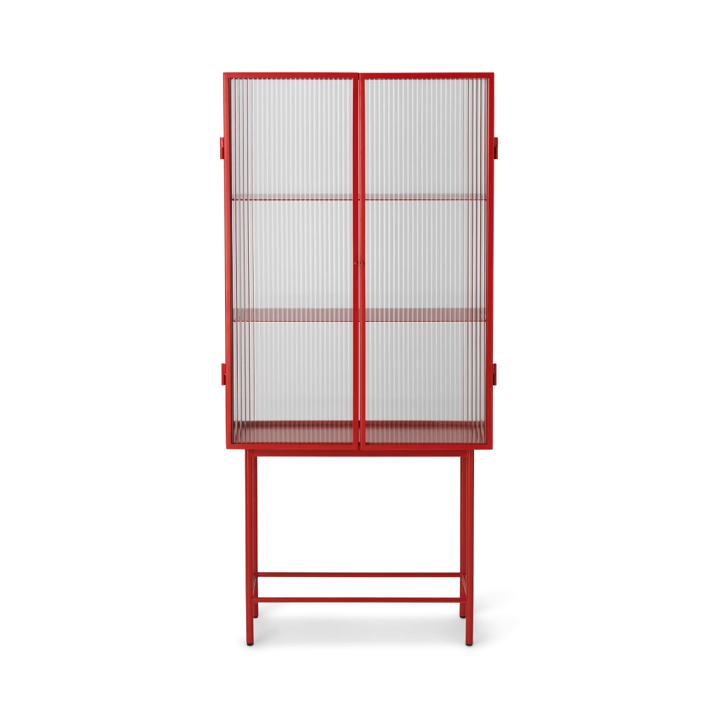 Ferm Living Haze Vitrine Reeded Glass 4 Ferm Living Haze Vitrine Reeded Glass