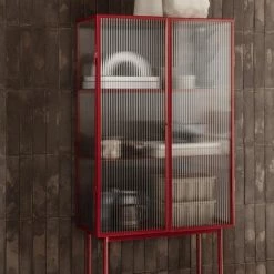 Ferm Living Haze Vitrine Reeded Glass 6 Ferm Living Haze Vitrine Reeded Glass