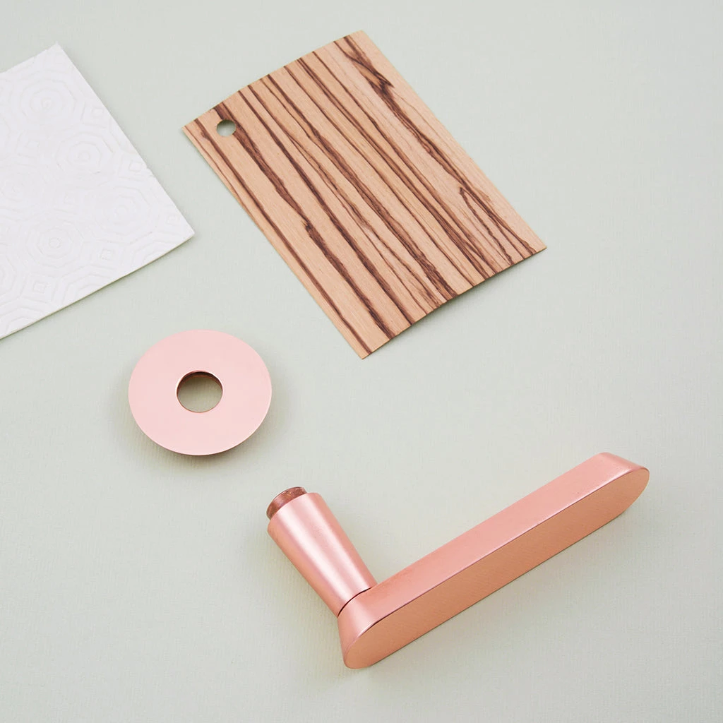 Maison Vervloet Audrey Lever Handle, Copper 1 Maison Vervloet Audrey Lever Handle, Copper