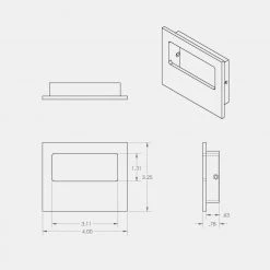 CBH Charlie Flush Pull 340 Door And Cabinet 31 CBH Charlie Flush Pull 340 Door And Cabinet