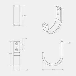CBH Charlie Round Hook