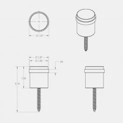 CBH Charlie Door Stop 31 CBH Charlie Door Stop