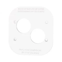Bocci 22: Double Random Alternate Mounting Plate Template