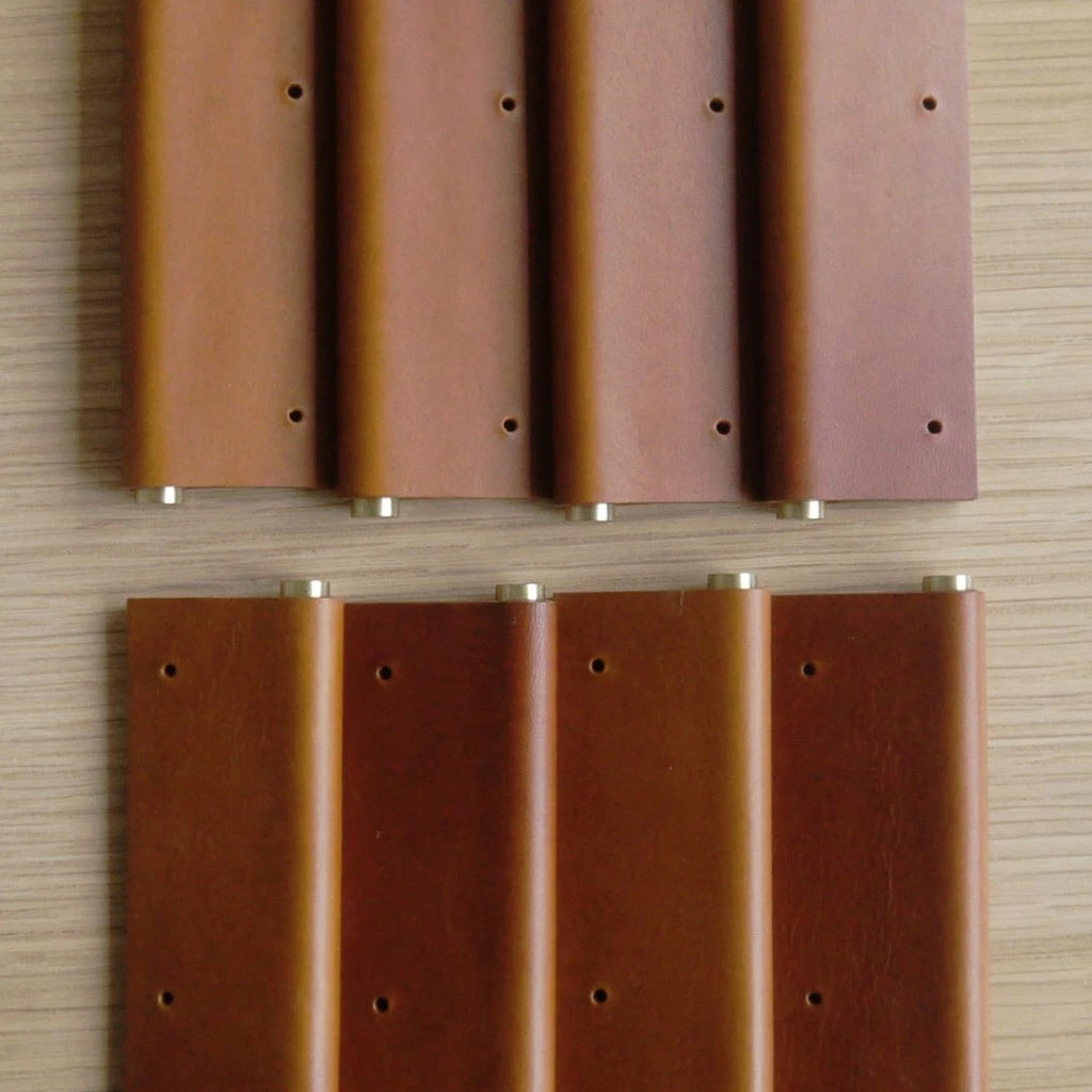 Chapman & Bose HARDWARE EP01 Leather Edge Pull: Satin Brass Core 17 Chapman & Bose HARDWARE EP01 Leather Edge Pull: Satin Brass Core