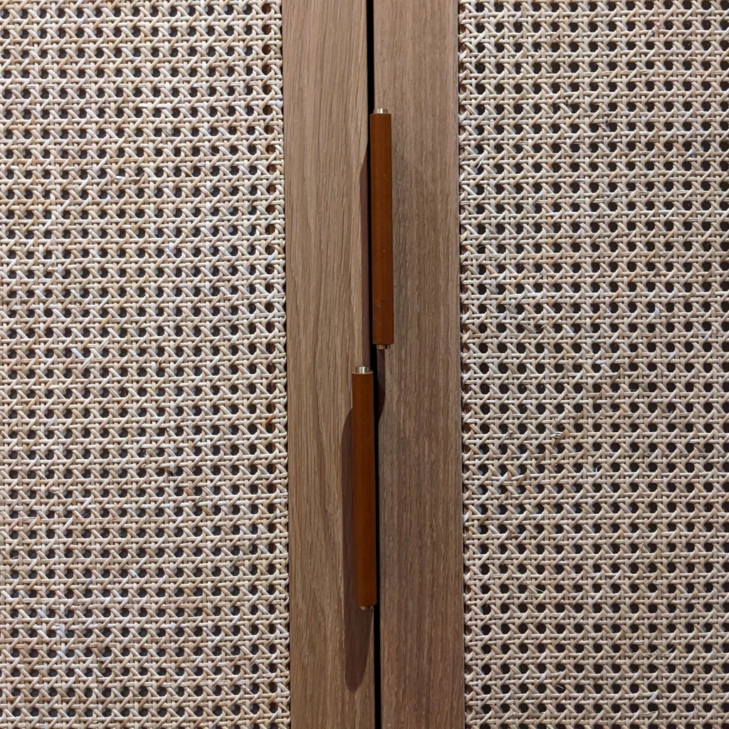 Chapman & Bose HARDWARE EP01 Leather Edge Pull: Satin Brass Core 28 Chapman & Bose HARDWARE EP01 Leather Edge Pull: Satin Brass Core