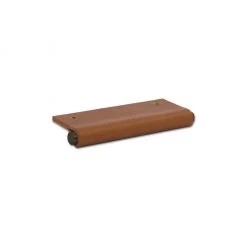 Chapman & Bose EP01 Leather Edge Pull: Blackened Brass Core