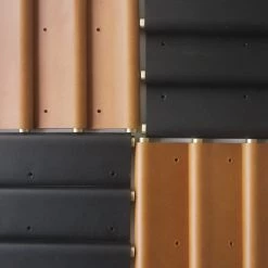 Chapman & Bose HARDWARE EP01 Leather Edge Pull: Satin Brass Core 68 Chapman & Bose HARDWARE EP01 Leather Edge Pull: Satin Brass Core