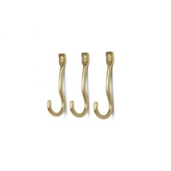 Ferm Living HARDWARE Curvature Hooks - Set Of 3