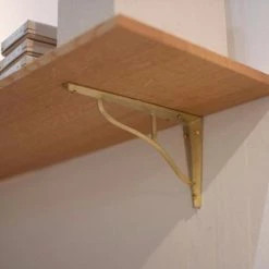 Oji Masanori Futagami Brass Shelf Bracket
