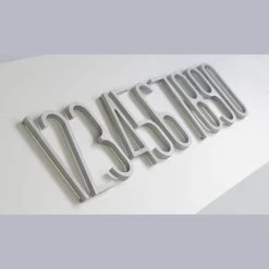 Lixht Aluminum Numbers House Numbers