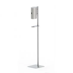 D Line Sanitary Knud Floor Stand With Touchless Soap/Disinfectant Dispenser