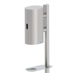 D Line Sanitary Knud Floor Stand With Touchless Soap/Disinfectant Dispenser