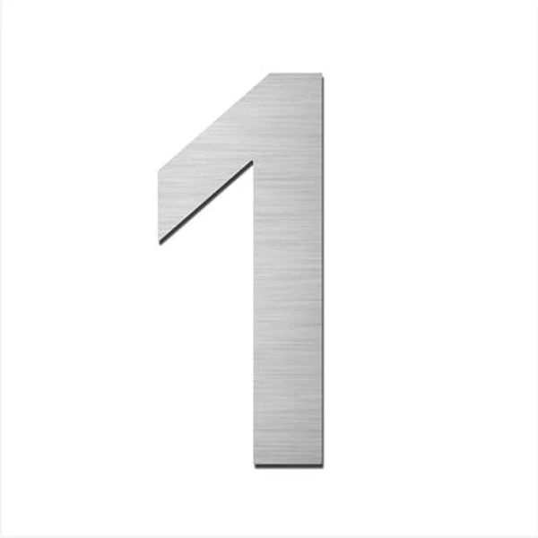 Serafini Stainless Steel House Numbers 1 Serafini Stainless Steel House Numbers