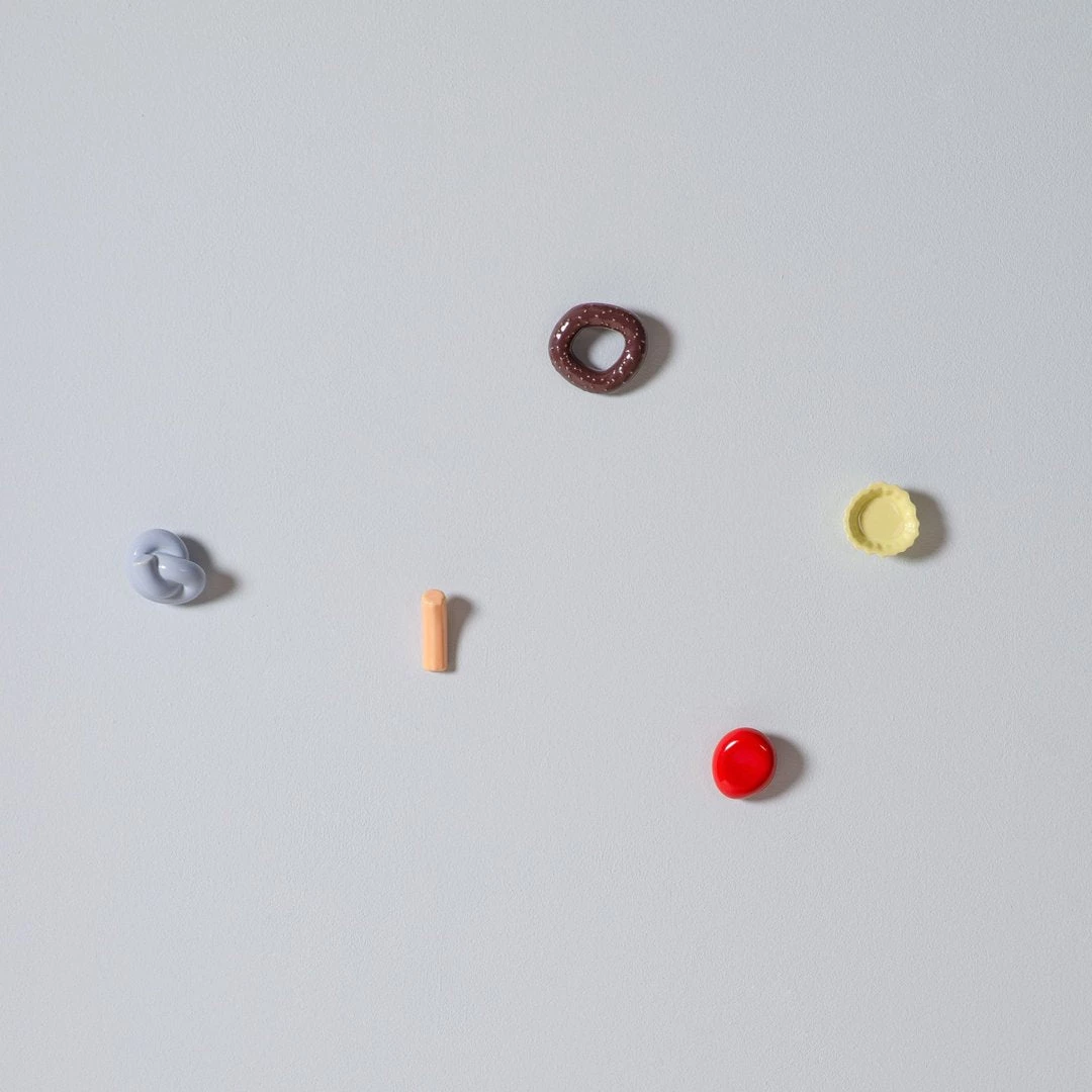 Schneid Pebble Fossil Wall Hook 3 Schneid Pebble Fossil Wall Hook