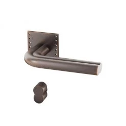 Maison Vervloet Stardust Smooth Lever Handle On Rose HARDWARE