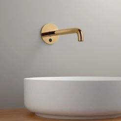 D Line Sanitary Qtoo Wall Mounted Sensor Tap 190mm