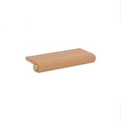 Chapman & Bose HARDWARE EP01 Leather Edge Pull: Satin Brass Core 62 Chapman & Bose HARDWARE EP01 Leather Edge Pull: Satin Brass Core