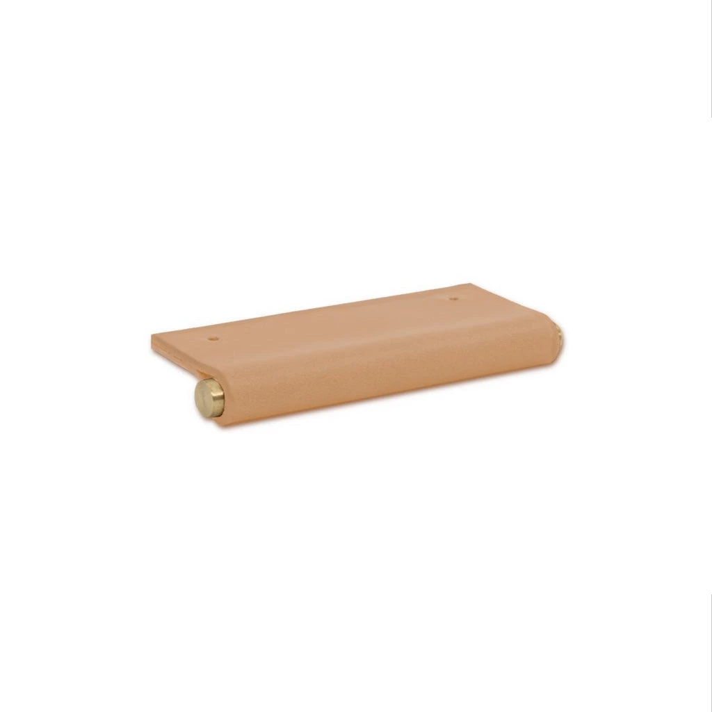 Chapman & Bose HARDWARE EP01 Leather Edge Pull: Satin Brass Core 21 Chapman & Bose HARDWARE EP01 Leather Edge Pull: Satin Brass Core