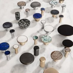 Ferm Living HARDWARE Stone Hook / Knob, Brown