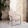 Ferm Living Black Solid Desert Lounge Chair