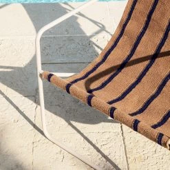 Ferm Living Furniture Cashmere Stripe Desert Lounge Chair