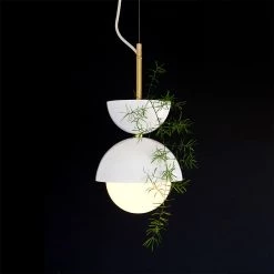 Object/Interface Hemisphere Pendant Planter WALL HARDWARE