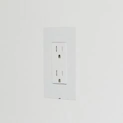 DesignMod WALL HARDWARE Smoothline Flush Mount Wall Plate: Drywall Mount